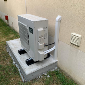 Climatisation réversible installée dans une habitation