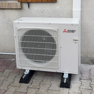 Pose d’un système de climatisation split pour rafraîchissement et chauffage