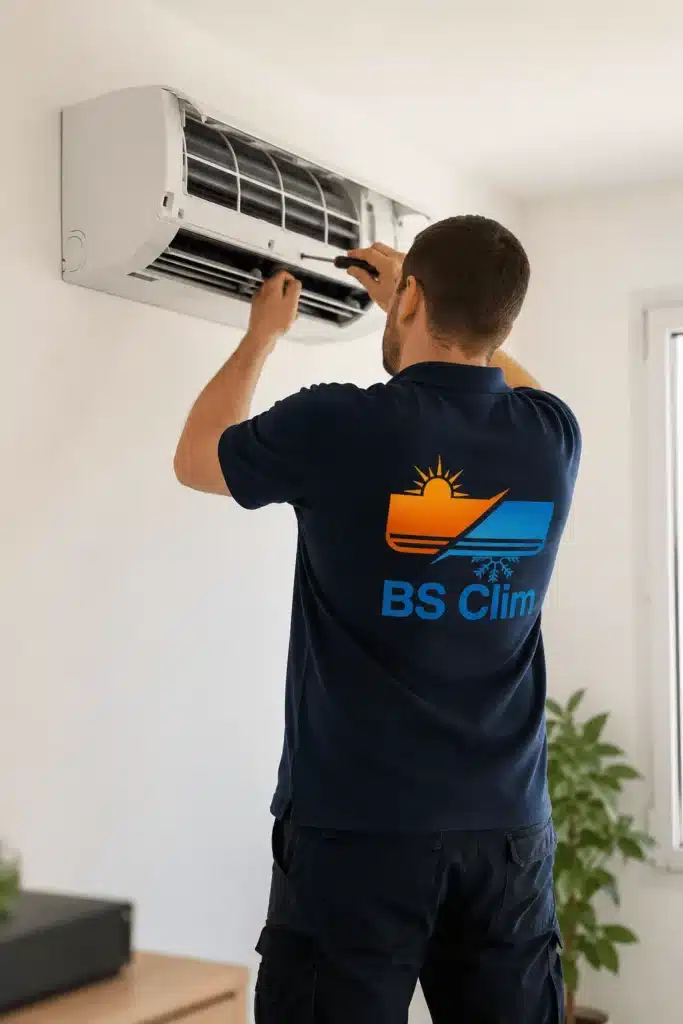 Pose de split de climatisation